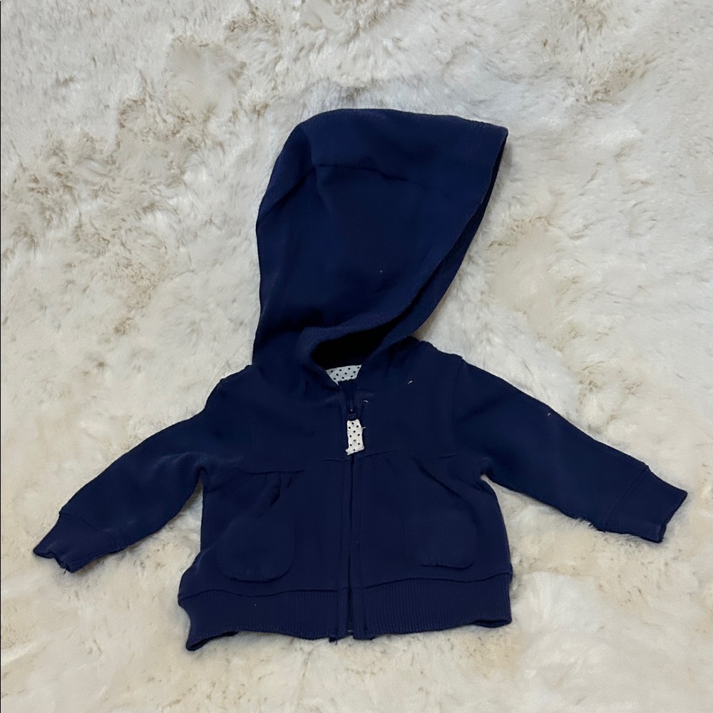 Carter's Dark Blue Kids Hoodie. NWOT
